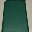 Hoki Found Silicone Pet Food Mat - High-Lips Dog Cat Bowl Placemat - Waterproof, Dark Olive (19 x 12)