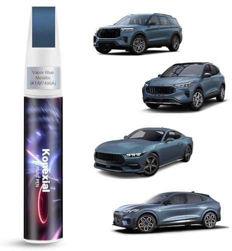 Vapor Blue Metallic(K1/M7490A) Touch up Paint Compatible with Ford, Premium Car Scratch Remover for Deep Scratches, Car Paint Pen Scratch Repair Two-In-One Touch Up Paint
