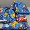 Paw Patrol Calling All Pups 4 Piece Toddler Bedding Set  Includes Comforter, Sheet Set  Fitted + Top Sheet + Reversible Pillowcase for Boys Bed, Blue
