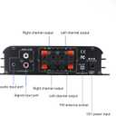 Romicta 4 Channel Bluetooth 5.0 Stereo Amplifier, 50Wx4 Home Audio Stereo Receiver, 1200W Max, USB/SD/FM, Class D HiFi Power Amp for Home Theater, Car & Karaoke, Includes Remote & Power Adapter