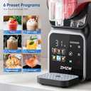Slushie Machine, 88 oz. Frozen Drink Maker, No Ice Needed Slushy Machine for Home with 6 Presets, Adjustable Slush Thickness, LED Display, Perfect for Frozen Margaritas, Cocktails, Slushies, Frapps