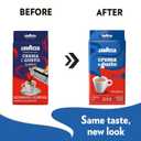 Lavazza Crema e Gusto Ground Coffee, Medium Roast, Arabica and Robusta Blend, 8.8 oz Brick (Pack of 4)