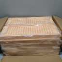 5 Pack Folding Closet Organizers Storage Box, Stackable Storage Bins, Plastic Drawer Basket Closet Storage for Wardrobe Cupboard Kitchen Bathroom Office 5L (Yellow)