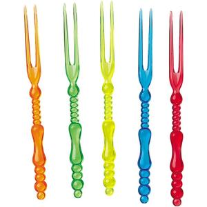 Mini Plastic Cocktail Forks, 25ct