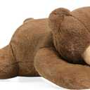 Fiosnow Weighted Stuffed Animals for Adults Brown Bear 3.5lbs 24" Weighted Plush Animals for Kids Throw Pillow Hugging Toys