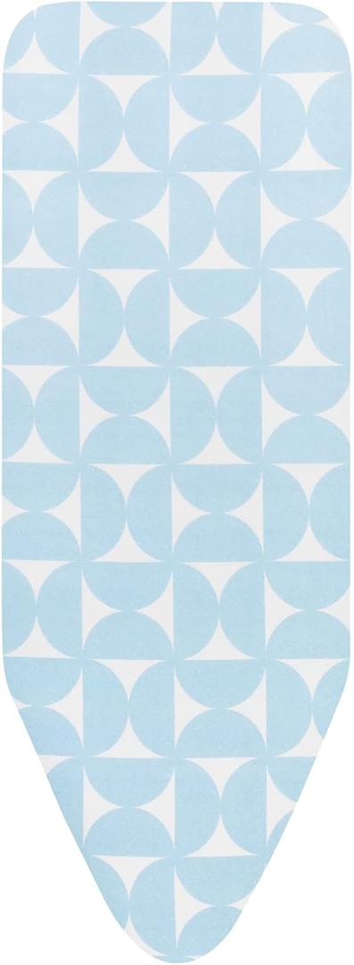 Brabantia Size C (49 x 18 inches) Replacement Ironing Board Cover with Thick Foam & Felt Padding (Fresh Breeze) Easy-Fit, 100% Cotton