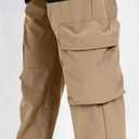 TLAENSON Boys Cargo Pants Joggers Kids Lightweight Quick Dry Hiking Pant Youth Running Athletic Jogging for Sports Outdoor