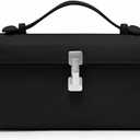 Clutch Purses for Women - Small Purse Top Handle - Evening Bag - Adjustable Crossbody Handbag - Trendy PU Leather