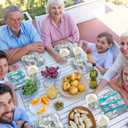 350 Pcs Summer Seashell Beach Party Decorations Serves 50 Starfish Seashell Beach Party Plates Tableware Starfish Coral Disposable Paper Plates Napkin Cup Knife Fork Spoon for Ocean Birthday