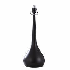 STGLIGHTING Metal Table Lamp Base with Plug in Cord Round Heavy Desk Lamp Base Table Lamp Accessories and Parts Replacement lamp Holder E26 for Sitting Room Bedroom,DIY Projects,Black