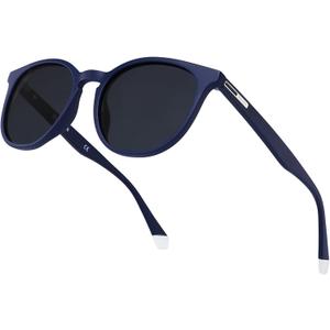 Polarized Womens Round Sunglasses Retro Trendy Sun Glasses UV protection Shades Square Vintage
