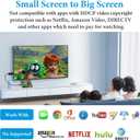 Weton 2-in-1 USB Type C Micro USB Android Phone to TV HDMI Cable, MHL to TV HDMI Adapter 1080P HDTV Mirroring & Charging Cable for Android Smartphone Tablets to Projector Monitor, 6.6ft