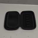 Hipiwe Hard Shell Essential Oil Carrying Case Holds 12 Bottles (Can hold 5ml, 10ml, &10ml Rollers) Travel Size Essential Oils Bag Organizer (Black)