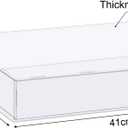MECCANIXITY Acrylic Display Case Box Clear Dustproof Protection Showcase 16.1x14.1x4.3 Inch for Collectibles Display
