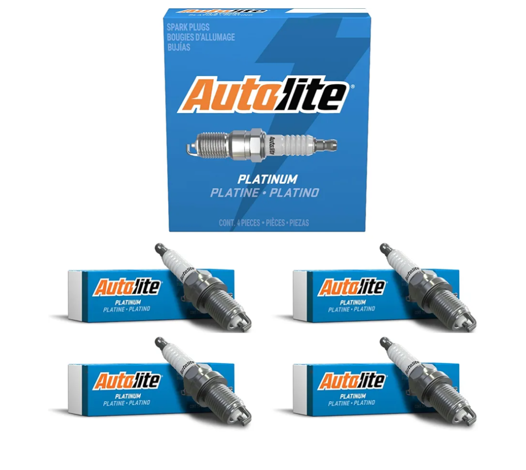 Autolite Platinum AP5263 Automotive Replacement Spark Plugs (4 Pack)