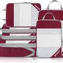 Compression Packing Cubes for Travel, Lightweight Vacation Travel Essentials, Travel Accessories for Suitcase Organizer Bags Set, Durable Luggage Organizer