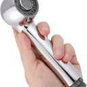 Hibbent Pull Out Sink Sprayer Head Replacement, 2 Function Kitchen Sink Faucet Head, G1/2 or 13/16 Inch Thread Faucet Head Kitchen Tap Sprayer Spout, Chrome