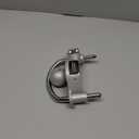 LCGP Trailer Hitch Lock with Combination Lock, Fits 1-7/8,2 and 2-5/16 Inch Couplers,Adjustable Storage Security, Heavy-Duty Steel, Silver Grey (Gray)