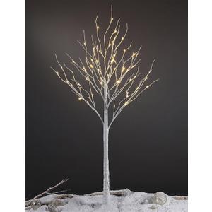 LIGHTSHARE 6 Feet Birch Tree, 72 LED Lights, Warm White, for Home, Festival, Party, and Christmas Decoration, Indoor and Outdoor Use
