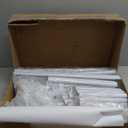 Laiensia 5-Tier Entryway Coat Rack, Coat and Shoe Rack, Entryway Bench Storage Organizer with 8 Hooks for Bedroom, Hallway, Office, White