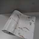 practicalWs Glossy Marble Wallpaper Peel and Stick White/Gold Granite Contact Paper Removable Wall Paper for Kitchen Countertop Cabinet Furniture 17.7" x 78.7"