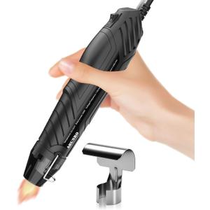 Mini Heat Gun, 2-Temp Settings 482 & 662250& 350), 6.6FT Long Cable Fast Heat Hot Air Gun Tool with Reflector Nozzle, Overload Protection for Crafting (Mini Heat Gun)