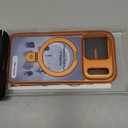 CASEKOO Official Cosmic Orange Smooth for iPhone 17 Pro Case with Ultra Magnetic Stand, Fit for MagSafe, 17FT Military Grade Protection, Transparent Slim Cover for iPhone 17 Pro 6.3'', Orange