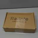 Ravinte 50 Pack (25 Pairs) 1/2" Overlay Cabinet Hinges, Self-Closing Semi-Concealed Face Mount, Polished Chrome Decorative Hardware with Door Bumpers for Kitchen & Cupboard Doors, Silver