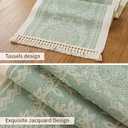 Table Runners 138 Inches,Waterproof Boho Table Runner with Tassel Fringe,Table Runner for Party Coffee Table