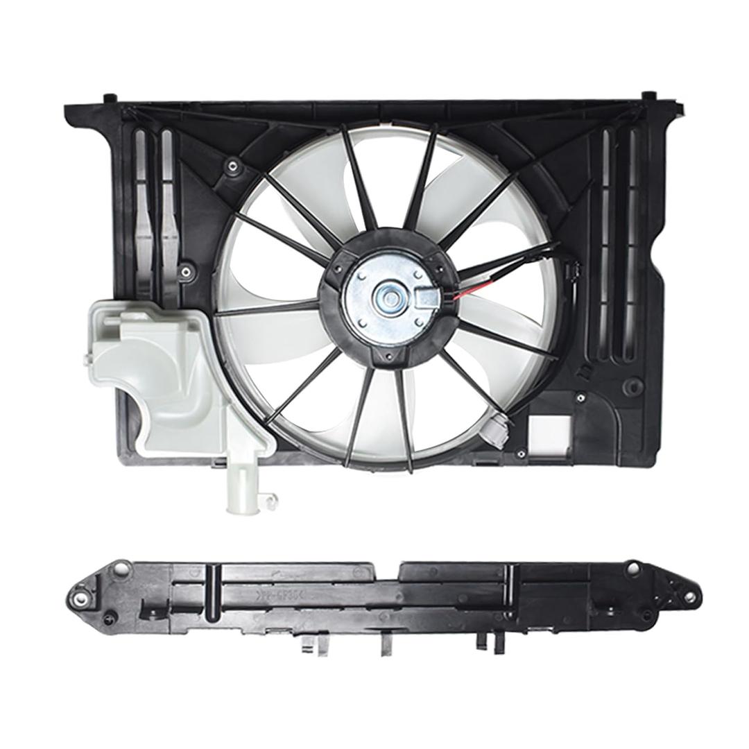 GXYWADY Radiator Cooling Fan Replacement for 163610T041 1647123030 TO3115181 Replacement for Corolla SE/XLE/XSE 2014-2019