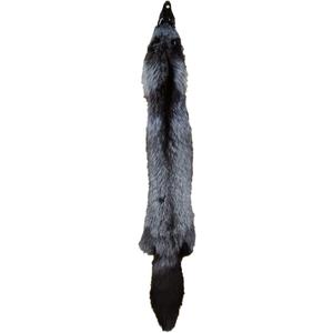 Natural Tanned Silver Fox Hides Fur Pelts Graded 1 Fox Skin Hides for Fly Tying Crafts Fur Coats Trapping Fur Taxidermy Decor Scraps 44-49 inch Silver