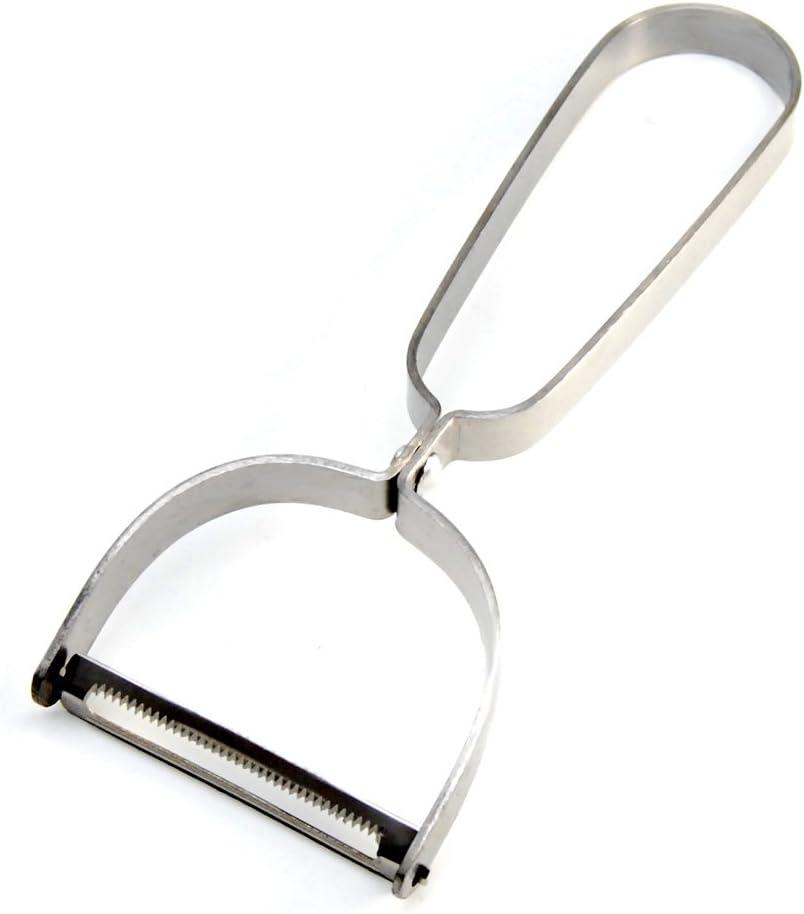 5 x (1 Pack 5.5" L Sharp Stainless Steel Peeler Kitchen Vegetable Peelers for Peeling All Sort of Vegetables and Fruits