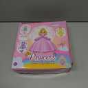 Tlooe Princess Dress Up for Girls, Dress Up Clothes for Toddler Girls Set, Princess Toys Christmas Halloween Birthday Gifts for 3 4 5 6 7 8 Little Girl (Pink)