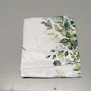 Horaldaily Spring Tablecloth 6084 Inch Oval, Green Eucalyptus Washable Seasonal Table Cover for Party Picnic Dinner Decor