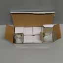 Crystal Cabinet Knobs, 8 Pack Gold Drawer Dresser Knobs, Single Hole Vintage Dresser Pulls for Cupboard, Closet, Bathroom, Dresser, Drawers, Retro Round Flower Design (Brass)