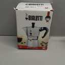 Bialetti Moka Express Iconic Italian Stovetop Espresso Maker (Natural Silver, 6 Cups)