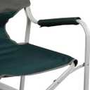 Coleman Outpost Elite Folding Camping Chair with Side Table & Cup Holder, Weather-Resistant Portable Chair with Arm Rests, Seat Area: 20 1/2"