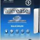 AllerEase Maximum Mattress Cover Protector Twin- Zippered, Waterproof, Allergen Barrier
