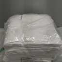 Amazon Basics 6 Piece Oversized Fade-resistant Towel Set, 100% Cotton towels for bathroom, soft and absorbent, 2 Bath Towels, 2 Hand Towels, and 2 Washcloths bathroom towel set, White