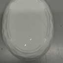 2 Tier Ceramic Fruit Bowl for Kitchen Counter, Tiered Fruit Basket for Countertop, Modern Multi Layer Fruit Display Stand for Party, Cute (Gold&White, Small) 1