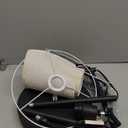 BoostArea Floor Lamp for Living Room,LED Arched Floor Lamps, Tall Modern Standing Lamp with Beige Linen Shade,Footswitch,Mid Century Floor Lamp for Bedrooms,Study Room,Office