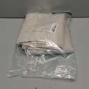 YISURE Beige Linen Shower Curtain 84 Inches Long, No Hook Needed Heavy Duty Fabric Shower Curtain for Bathroom, 72x84