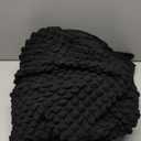 NICEEC Sofa Slipcover Black Sofa Cover 1 Piece Easy Fitted Sofa Couch Covers Universal High Stretch Durable Furniture Protector with Skirt Country Style (3 Seater Black)