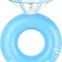 HeySplash Pool Floats, Inflatable Pool Float, Large Floatie for Bachelorette Party, Swim Tube River Lake Beach Bride Wedding Decor Fun Toy Raft Adults