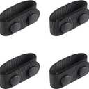 TACNEX Duty Belt Keepers w/Double Snaps for 1.5"/1.75"/ 2"/2.25" Wide Utility Belt Loop Stays Nylon Tactical Belt Holder Retainer Police Security Law Enforcement Military Accessories