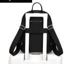 Tanweibago Mini Nylon Women Backpacks,11L Small Ladies backpacks Casual Lightweight Women Shopping Travel Daypack (Black)