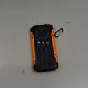 ERRBBIC Solar Charger Power Bank 20000mAh, Portable Wireless Charger, 15W Fast Charging External Battery Pack with Dual Flashlight and USB C Outputs. Outdoor Mobile Power Compatible with Cell Phones (Orange)