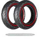 60/70-6.5 Scooter Tire, 1pcs 10 x 2.5 Solid Tires，Replacement Wheel Compatible with 10x2.5-6.5 Rubber Scooter Tire