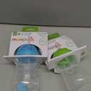 Munchkin Any Angle Weighted Toddler Straw Cups with Click Lock Lid, 10 Ounce, 2 Pack, Blue/Green