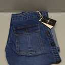 Flamingals Denim Maxi Skirt for Women High Waist Vintage Button Front Flap Pocket A-Line Long Jean Skirt Fall Fashion (Mid Blue)